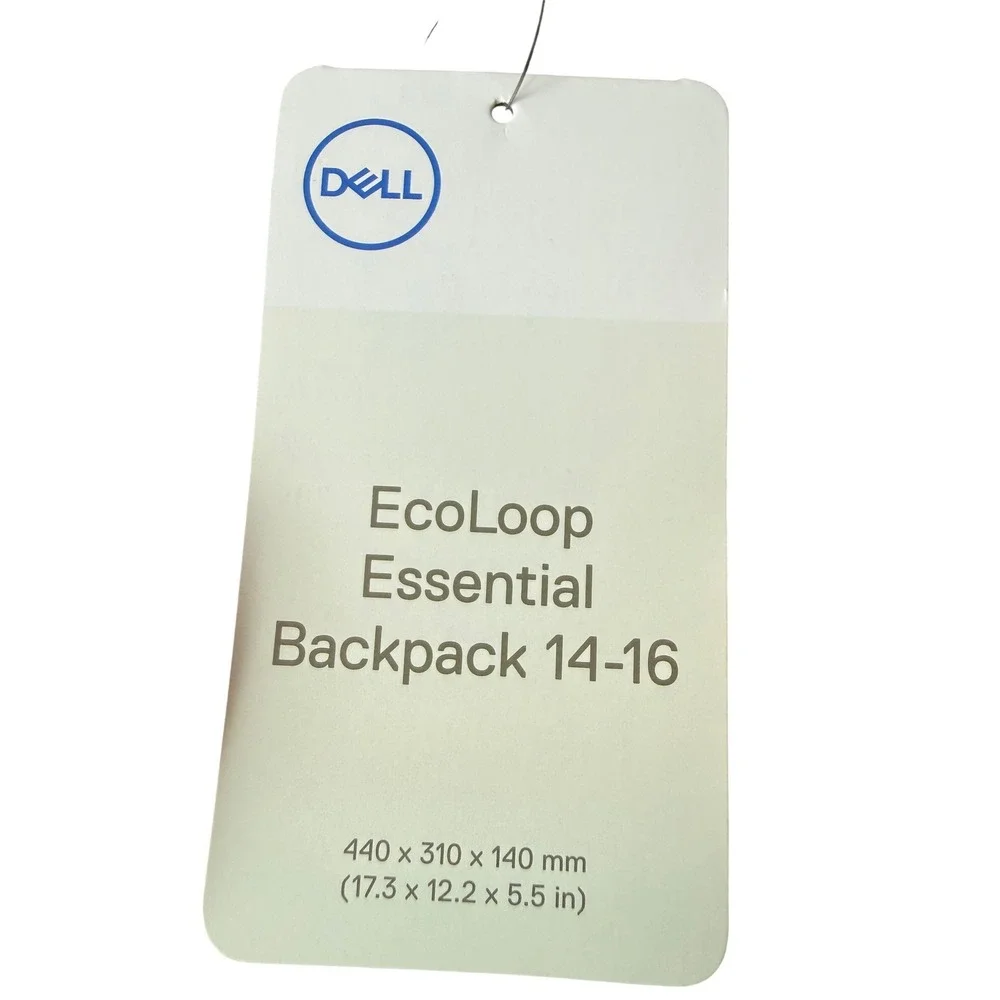 Dell EcoLoop Essential Backpack 14-16 Black Recycled Laptop Bag CP3724 NEW